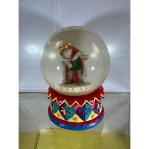 Vintage Disney Enesco Hunchback Notre Dame Quasimodo Jester Snow Globe Musical